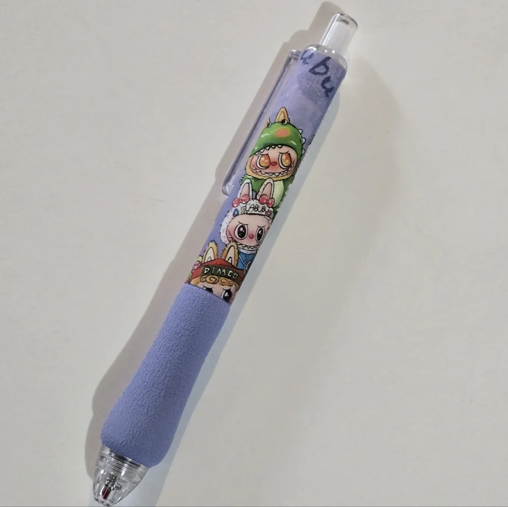 🍒🍒 Blue Labubu Pen With Cushion Grip